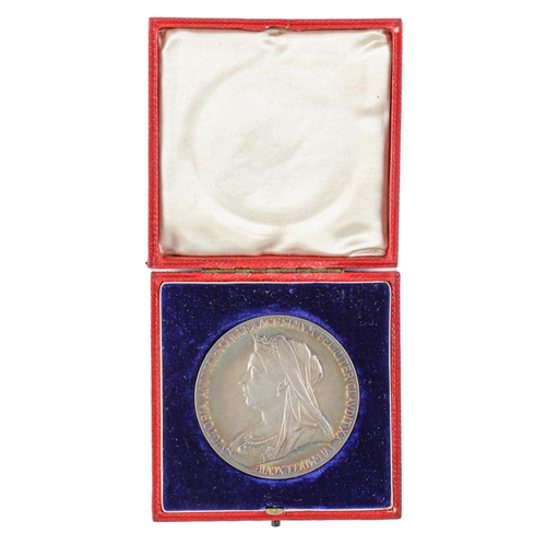 Appraisal: Queen Victoria Diamond Jubilee commemorative medal frosted silver the official