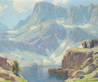 Appraisal: Edgar Payne - High Sierra Lakeoil on canvas inchessigned lower