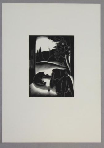 Appraisal: LANDACRE Paul Woodblock Print Sultry Day Published by the American