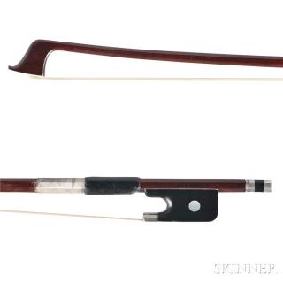 Appraisal: Silver-mounted Viola Bow E M Penzel the octagonal stick stamped