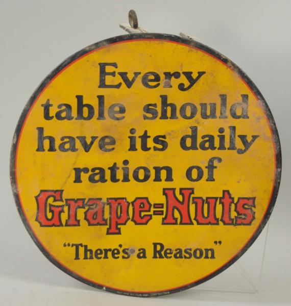 Appraisal: Grape Nuts String Holder This Grape Nuts string holder has