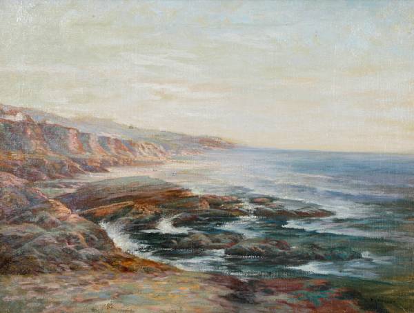 Appraisal: William Henry Bancroft American - Coastal Scene San Diego California