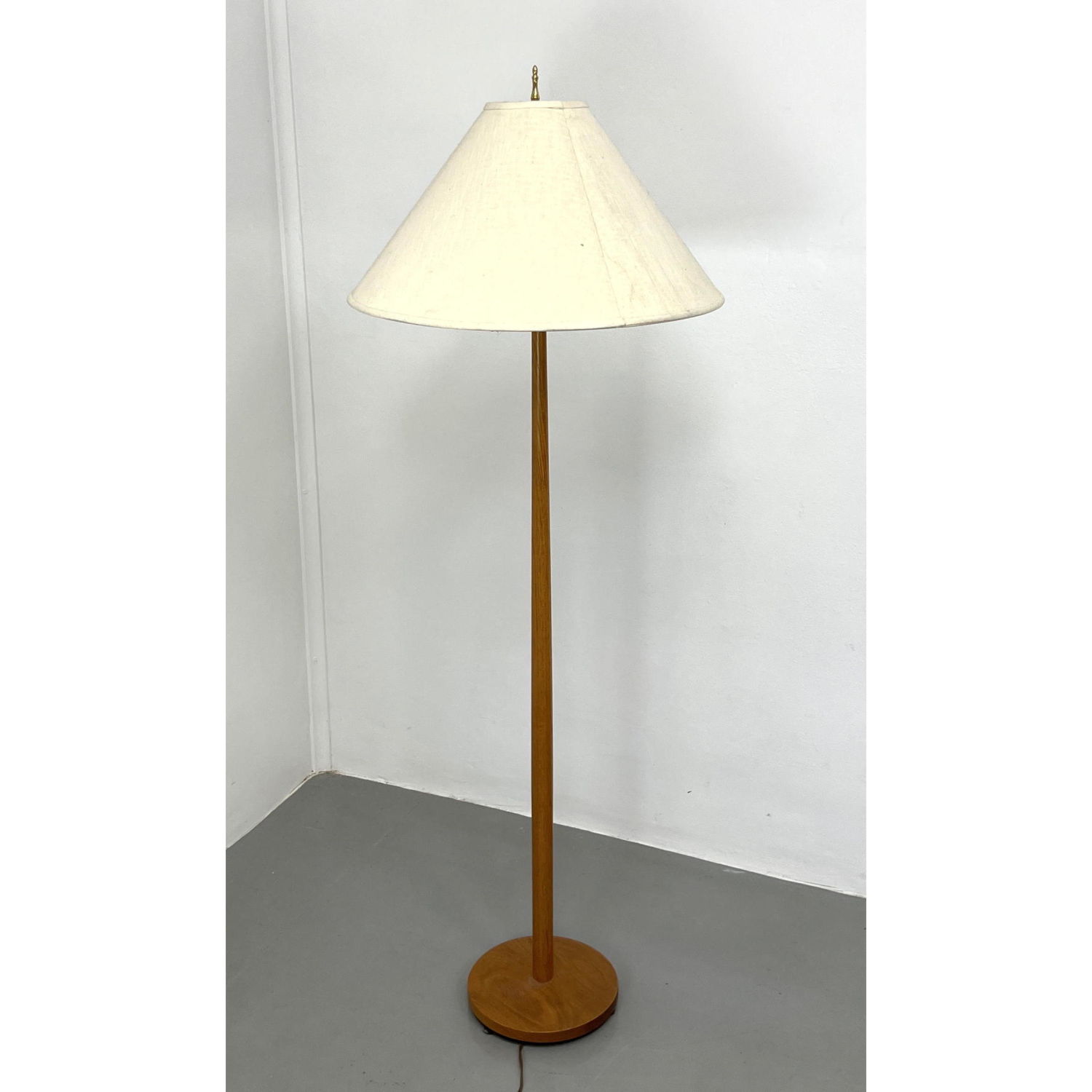 Appraisal: KOVACS Scandinavian Teak Pole Floor Lamp Kovacs label Marked Sweden