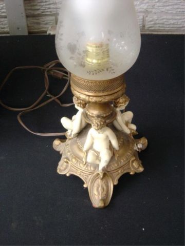 Appraisal: FIGURAL LAMP