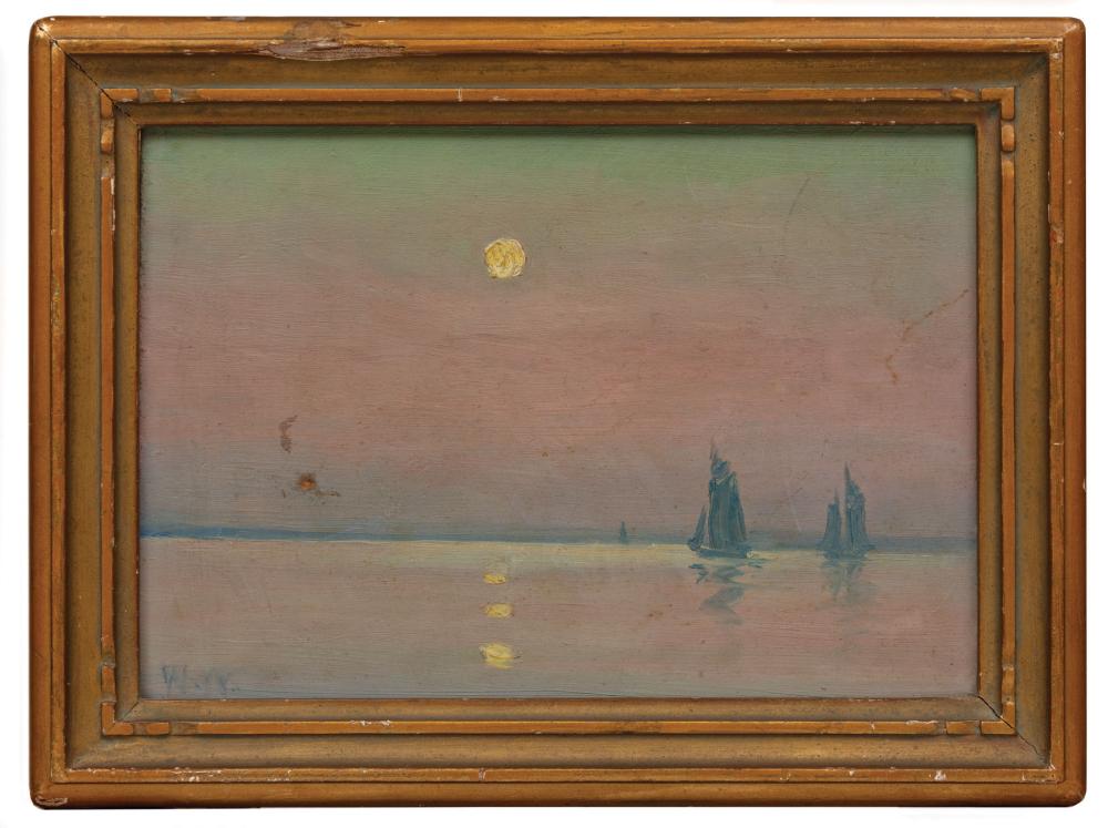 Appraisal: William Woodward American Louisiana - Moon Rise at Back Bay