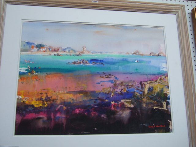 Appraisal: Eric Lionel Walker contemporary Le Hocq Jersey watercolour and gouache