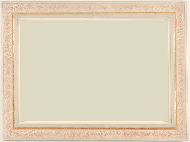 Appraisal: Mottled painted finish arts and crafts frame with groved surface