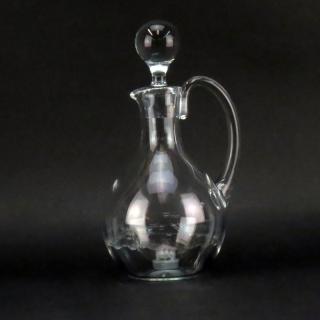 Appraisal: Baccarat Clear Crystal Handle Decanter Baccarat Clear Crystal Handle Decanter