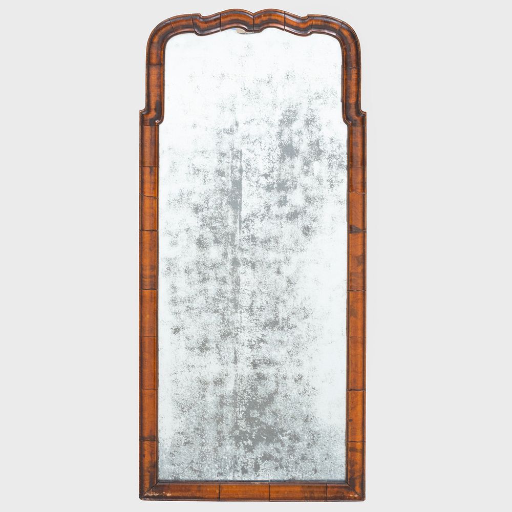 Appraisal: William and Mary Walnut Pier Mirror x in Property from