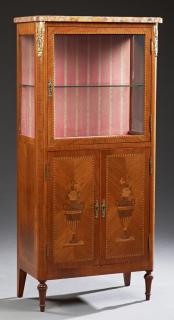 Appraisal: French Louis XVI Style Marquetry and Parquetry Inl French Louis