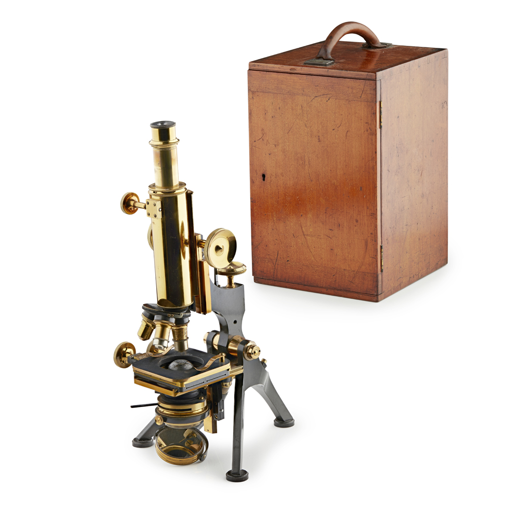 Appraisal: BRASS MONOCULAR COMPOUND MICROSCOPE BY W WATSON SONS LONDON LATE