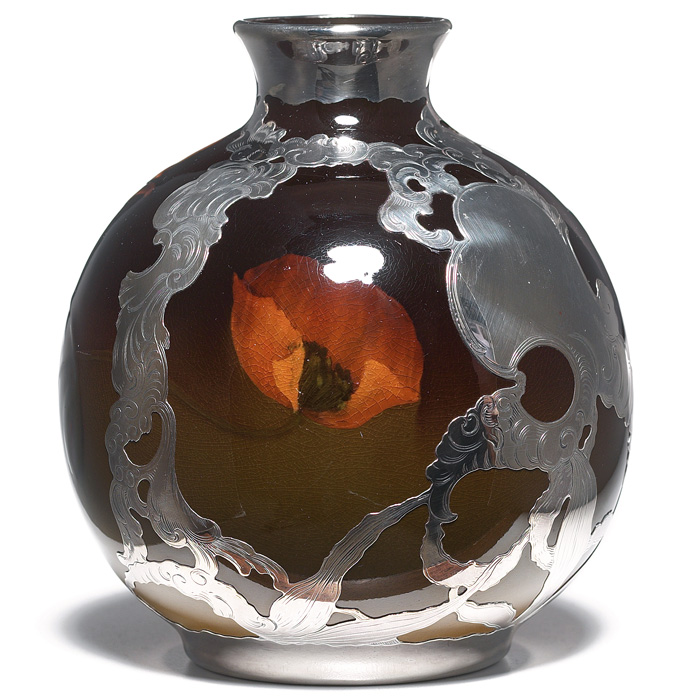 Appraisal: Exceptional Rookwood vase bulbous form in a Standard glaze with