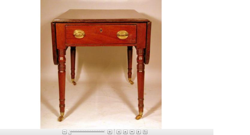 Appraisal: Victorian mahogany pembroke tablelate th century