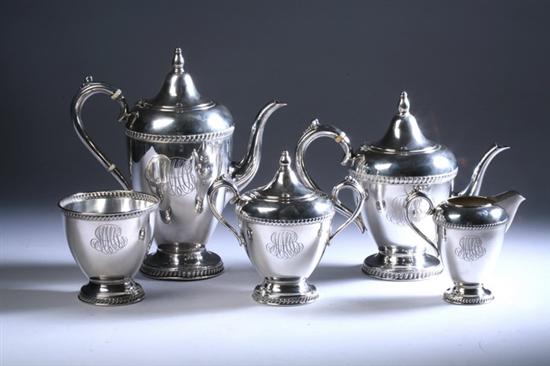 Appraisal: FIVE-PIECE VIKING CO STERLING SILVER TEA AND COFFEE SERVICE mid-