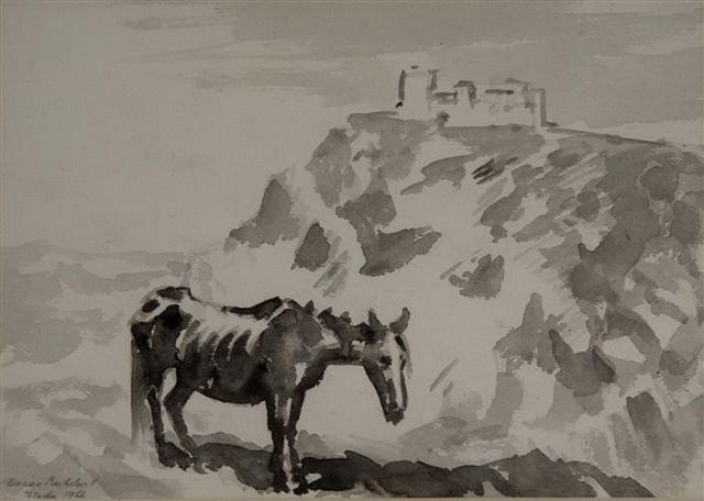 Appraisal: MARIAN KRATOCHWIL Polish - 'The Gypsie Horse' Toledo Spain signed