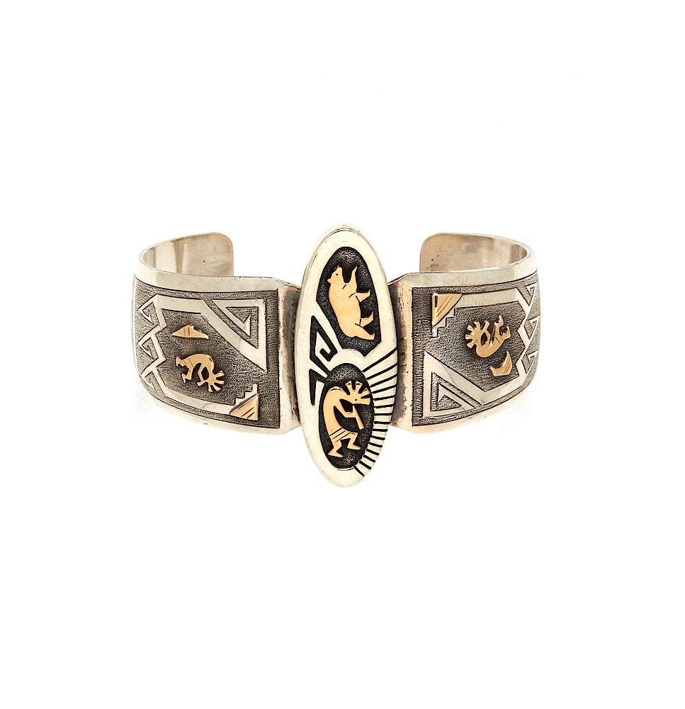 Appraisal: Hyson Craig k Sterling Cuff Bracelet Hyson Craig sterling cuff