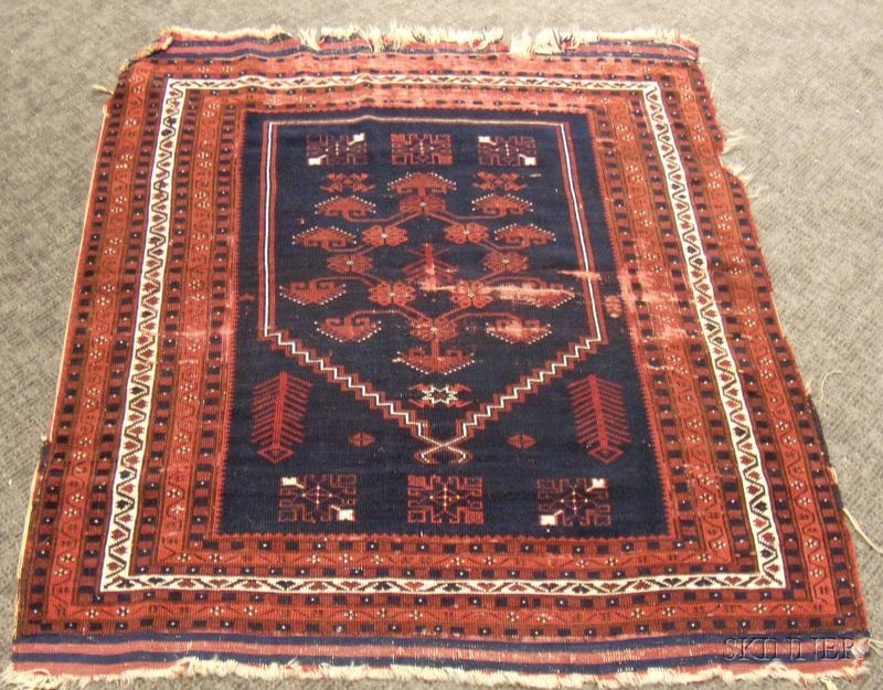 Appraisal: Yagcibidar Prayer Rug West Anatolia th century ft x ft