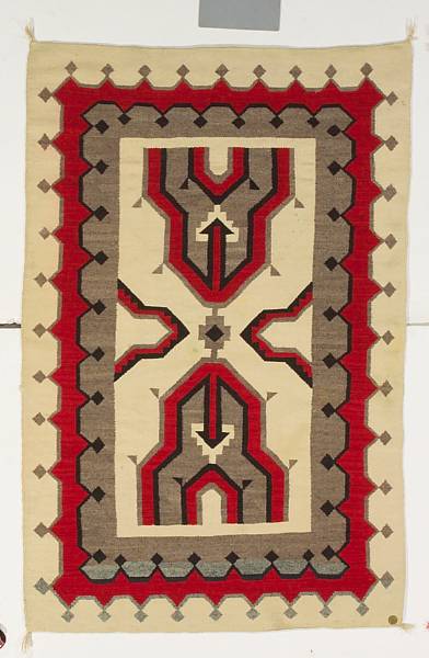 Appraisal: A Navajo rug The weaving executed in a J B