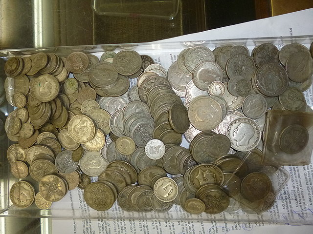 Appraisal: A QUANTITY OF VARIOUS UK SILVER COINAGE mostly dating between