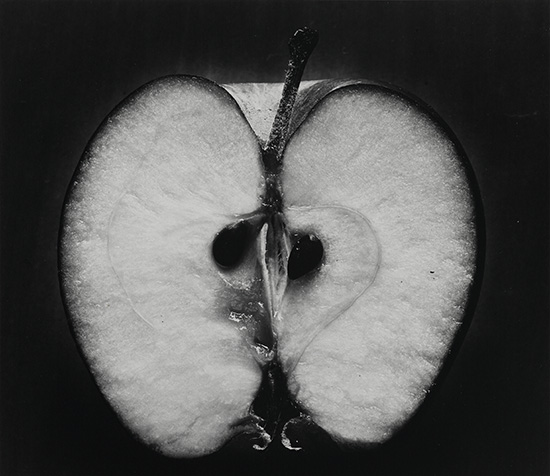 Appraisal: BULLOCK WYNN - Half an Apple Silver print x inches