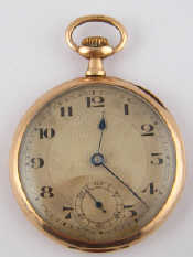 Appraisal: A carat gold cased pocket watch London import marks for