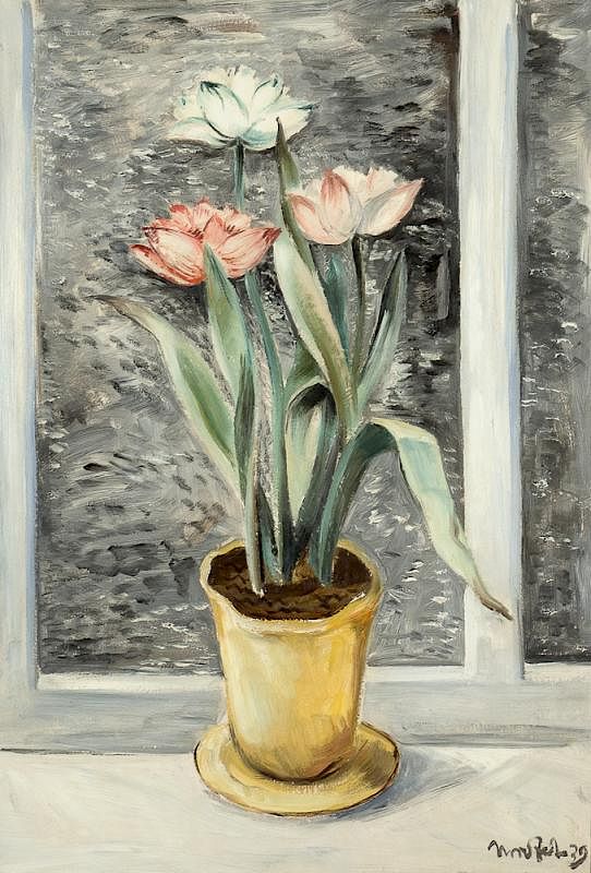 Appraisal: Double Tulips by B J O Norfeldt B J O