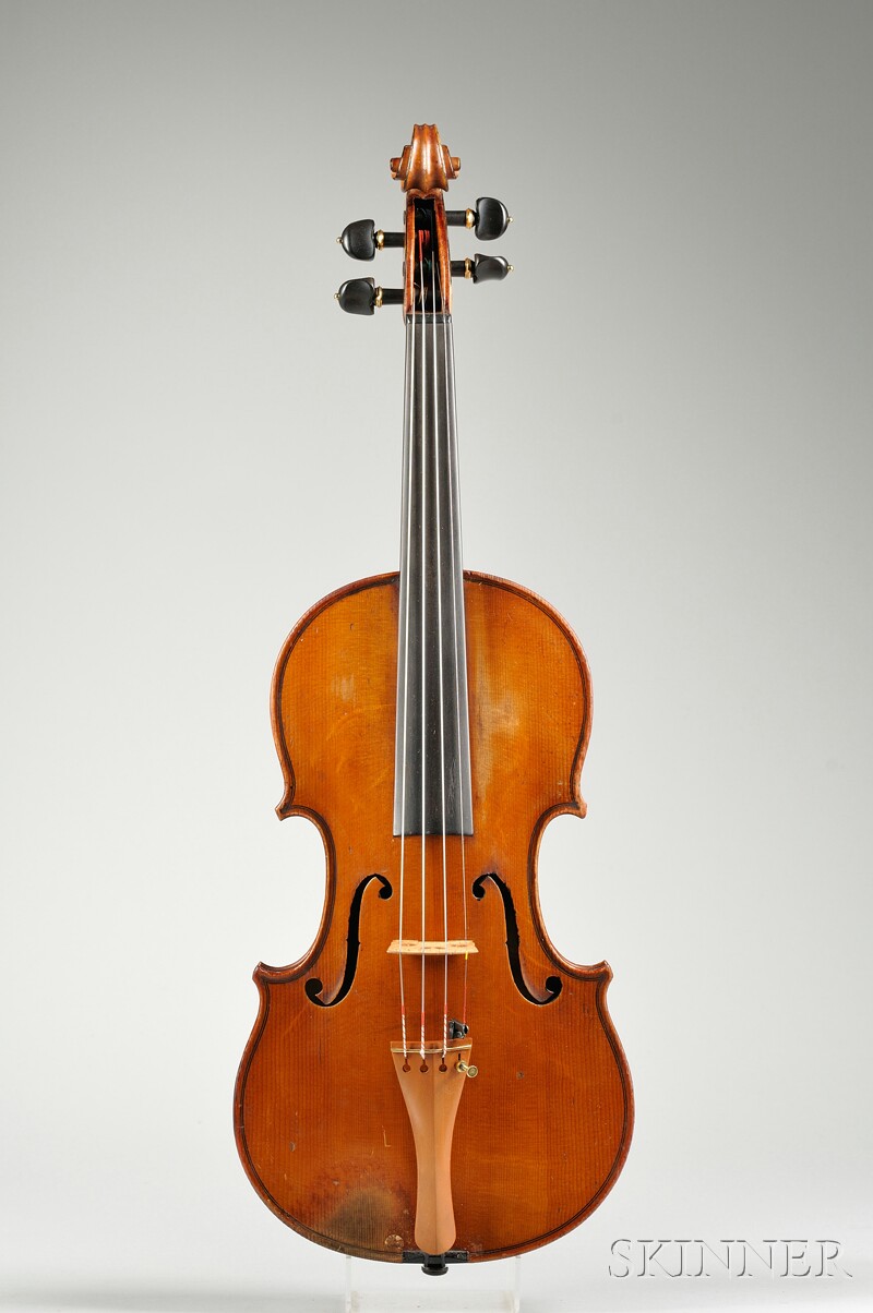 Appraisal: French Violin School of J B Colin c unlabeled length