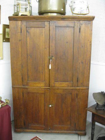 Appraisal: North Carolina Yellow Pine Cupboard th Century tall wide deep