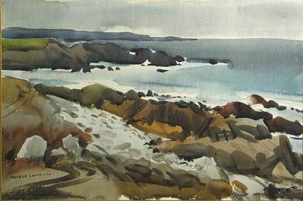 Appraisal: Maurice Logan - Coastal view signed 'Maurice Logan A N