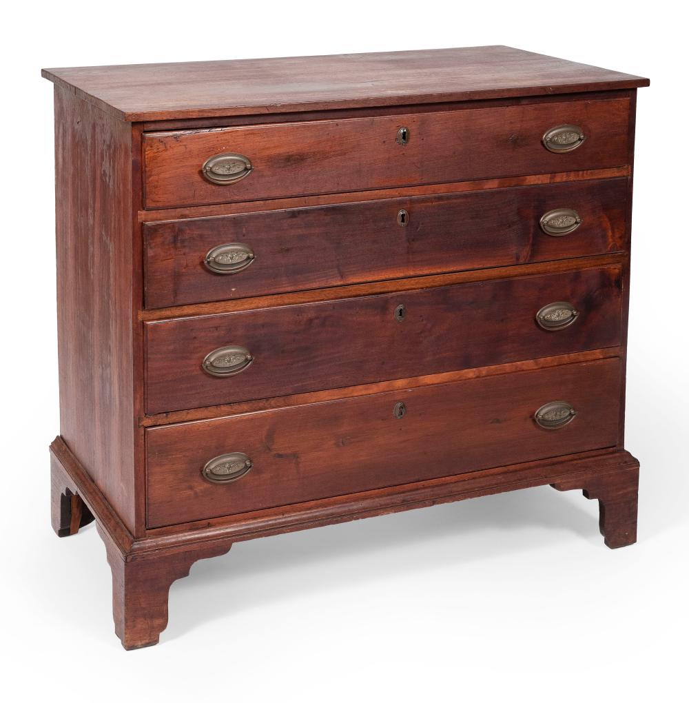 Appraisal: CHIPPENDALE CHEST OF DRAWERS MID-ATLANTIC OR SOUTHERN STATES TH CENTURY