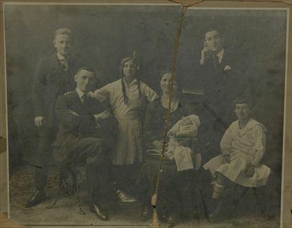 Appraisal: Early th Century School Portrait of a Family Photographic print