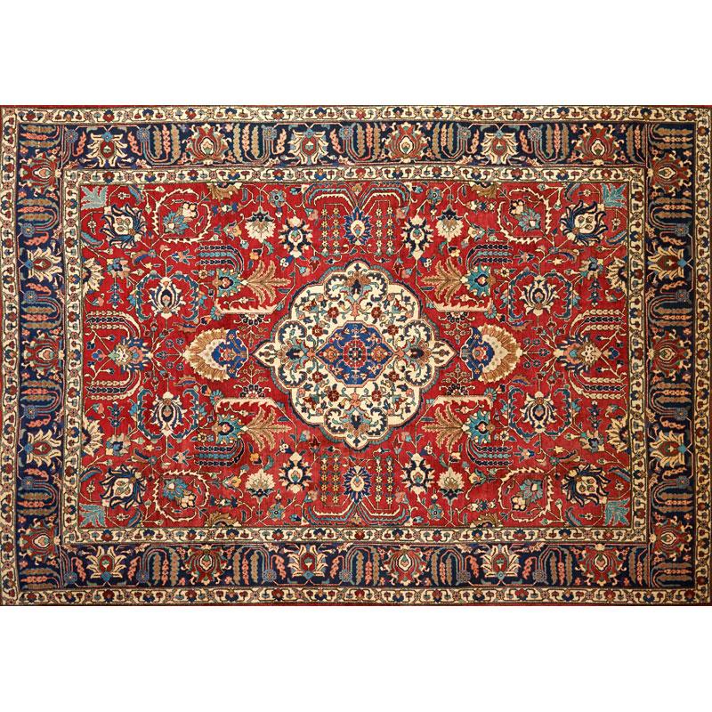 Appraisal: PERSIAN MASHED Hand-knotted carpet ca Condition Report