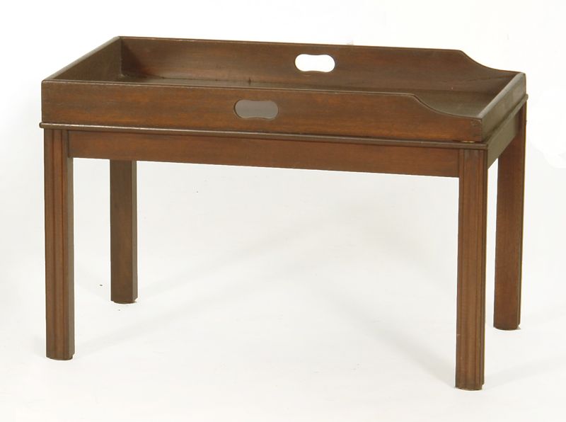 Appraisal: GEORGIAN BUTLER'S TRAY Second Half of the th CenturyIn mahogany