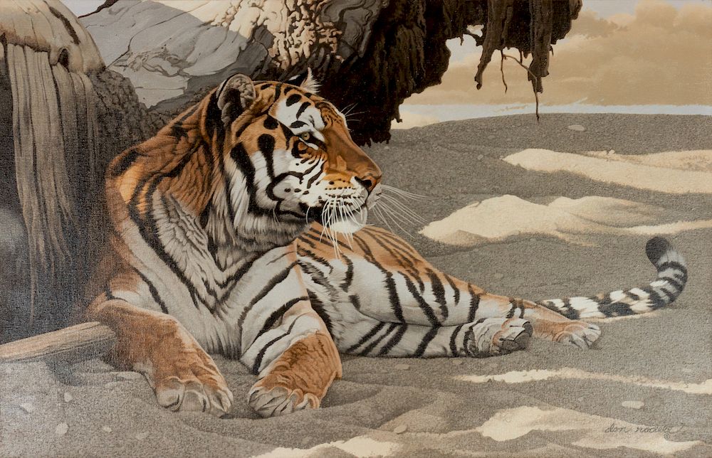 Appraisal: Don Rodell American - Siberian Tiger Don Rodell American -