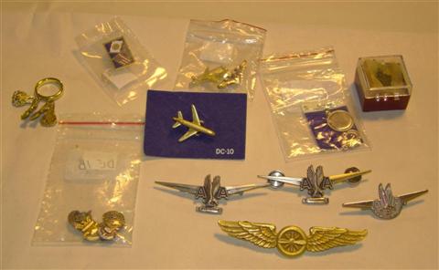 Appraisal: GROUP OF AFFILIATION PINS AND BADGES Including charms pins and