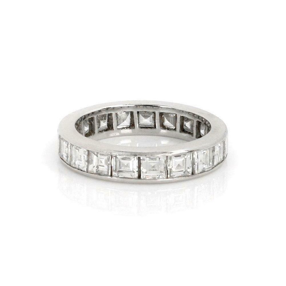 Appraisal: Platinum ct Diamond Full Circle Eternity Ring Platinum ct Square