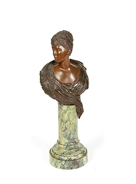 Appraisal: A bronze casting of Mary with her signature incised signed