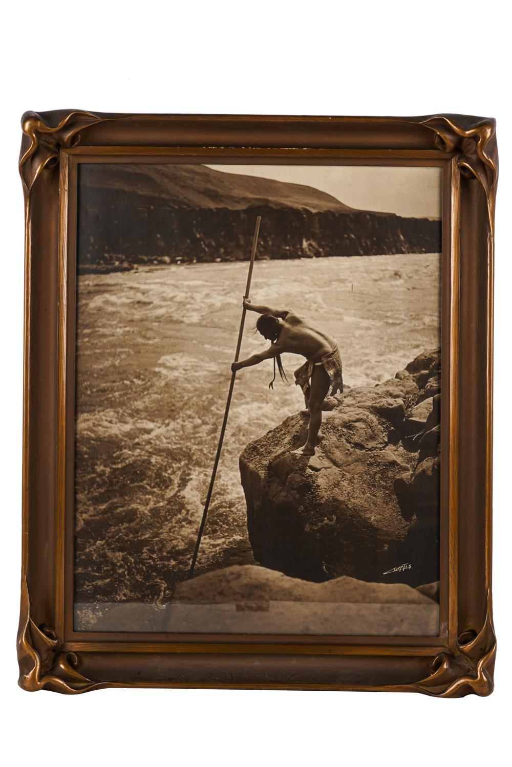 Appraisal: AFTER EDWARD CURTIS - THE FISHERMAN - WISHHAM an over-sized