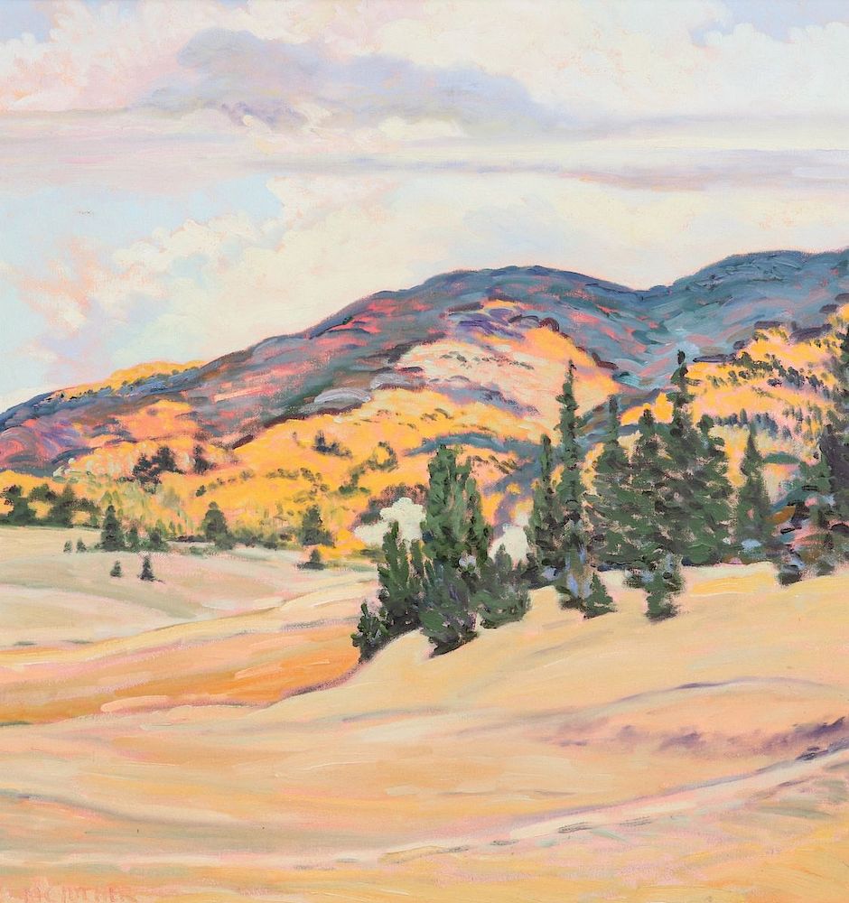 Appraisal: M C LUTHER NEW MEXICO TH C OIL ON CANVAS