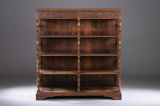 Appraisal: KITTINGER AMERICAN RENAISSANCE REVIVAL BOOKCASE Late th century Guilloche-carved and