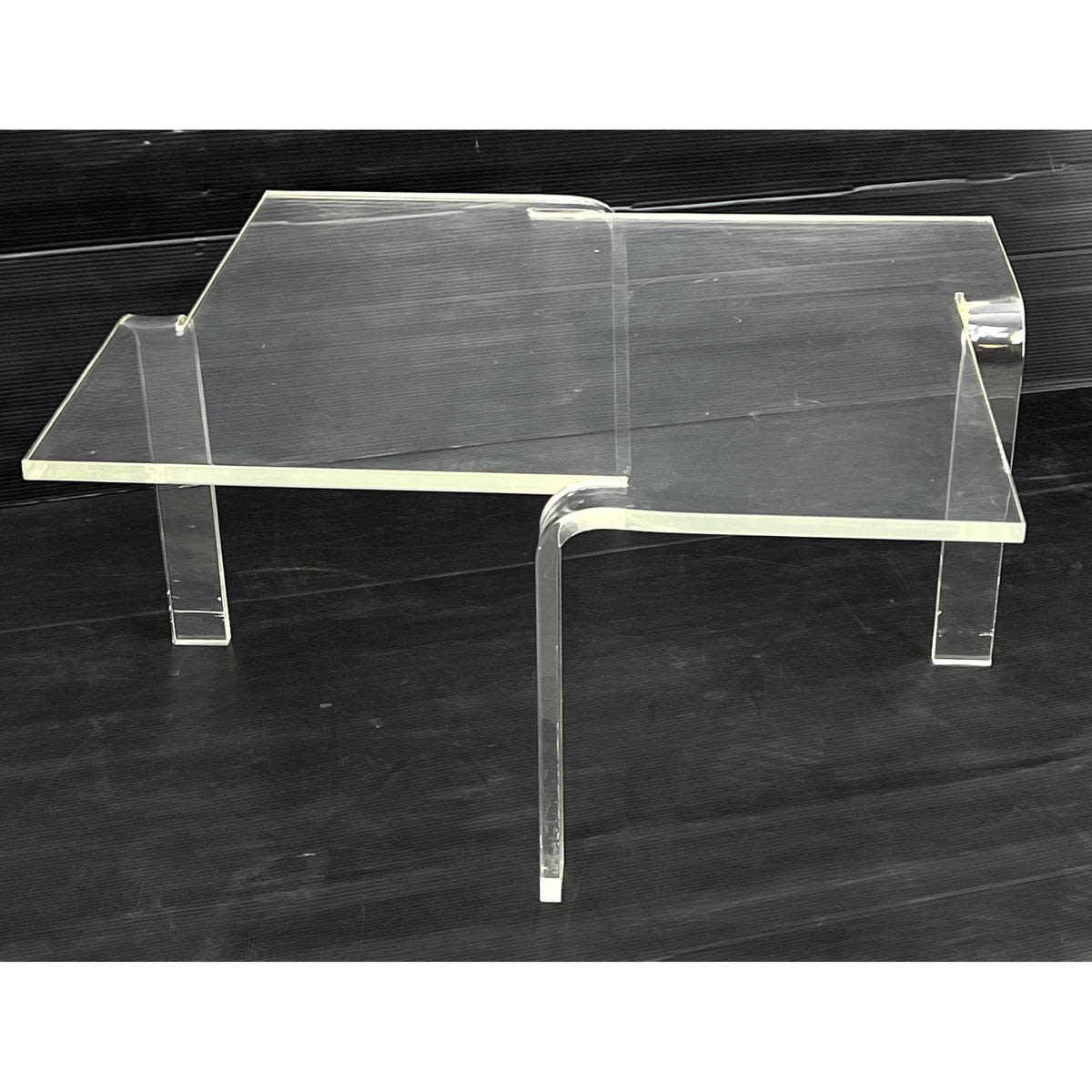 Appraisal: NEAL SMALL Lucite Coffee Cocktail Table Constructed from one piece