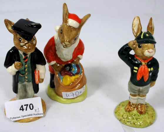 Appraisal: Royal Doulton Santa Bunnykins DB Be Prepared Bunnykins DB and