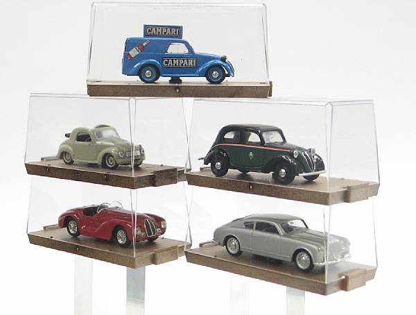 Appraisal: Brumm plastic boxed vehicles Lot includes rd scale Italian cars