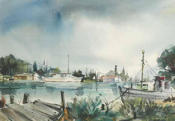 Appraisal: Edgar Albert Whitney American Louisiana - Near New Orleans watercolor