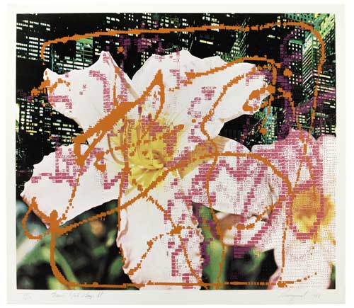 Appraisal: JAMES ROSENQUIST New York Says It Color lithograph and screenprint