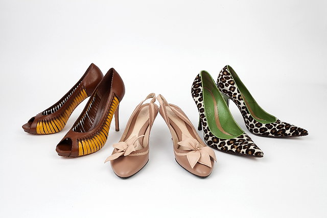 Appraisal: Three pairs of Alexander McQueen high heels to include a