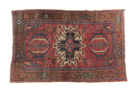 Appraisal: ORIENTAL RUG Mid th century Northwest Persian with red ground