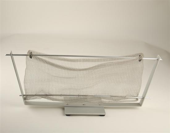 Appraisal: W Chester s Modern Fruit Basket aluminum frame with mesh