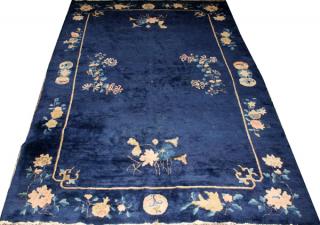 Appraisal: CHINESE HAND WOVEN CARPET CIRCA CHINESE HAND WOVEN CARPET CIRCA