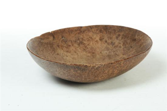 Appraisal: BURL BOWL American th century ash Oblong with good figure